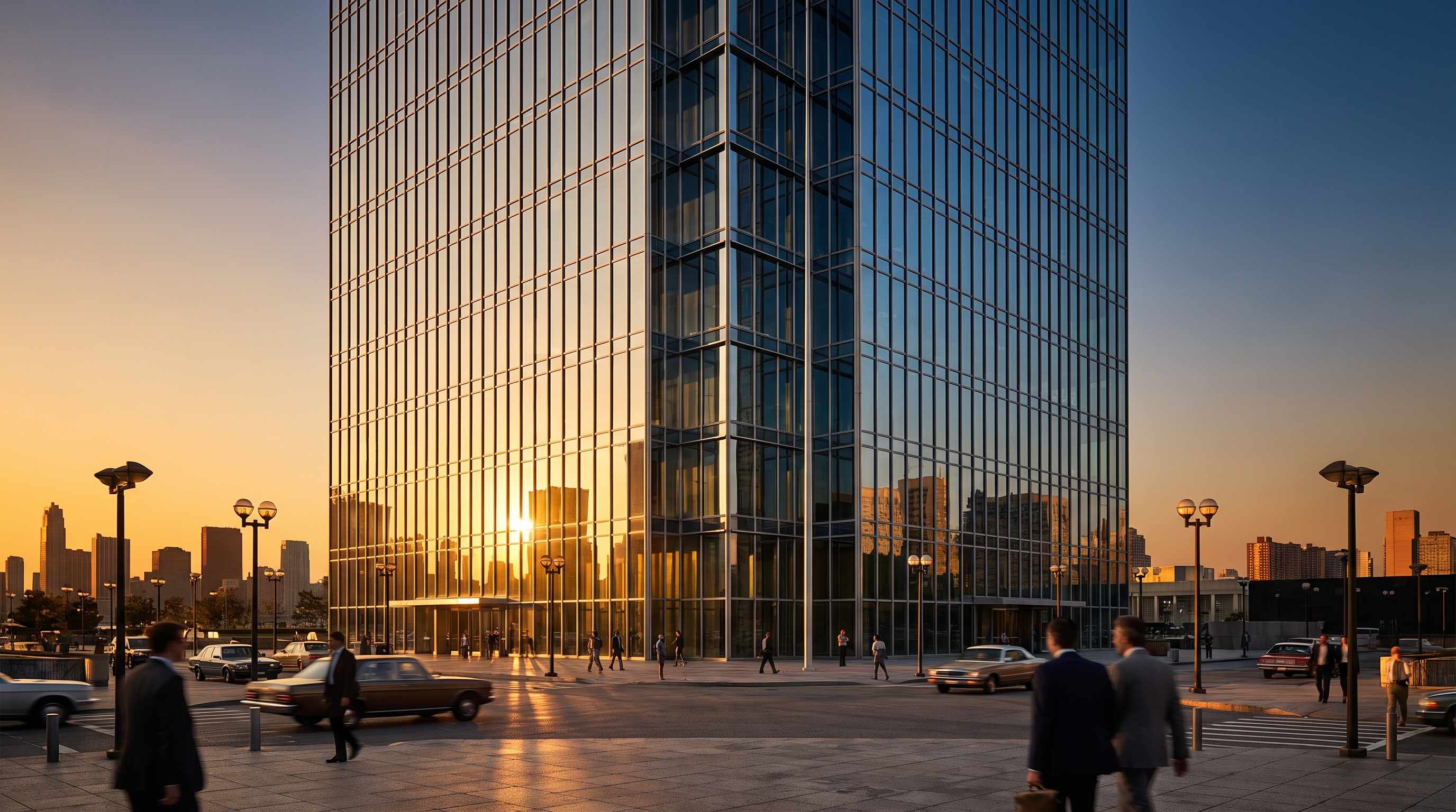 Aštri architektūra: Sony A7R V f/11 hiper-detalizuotam miesto vaizdui